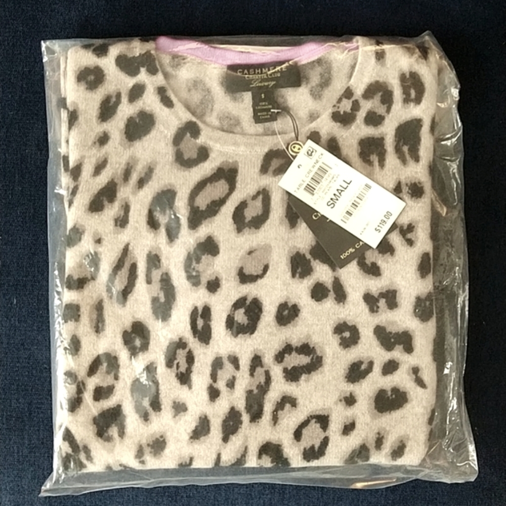 Cashmere Cheetah Sweater